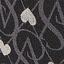 Lightly Lined Cotton Demi Bra, Black Logo Hearts, swatch