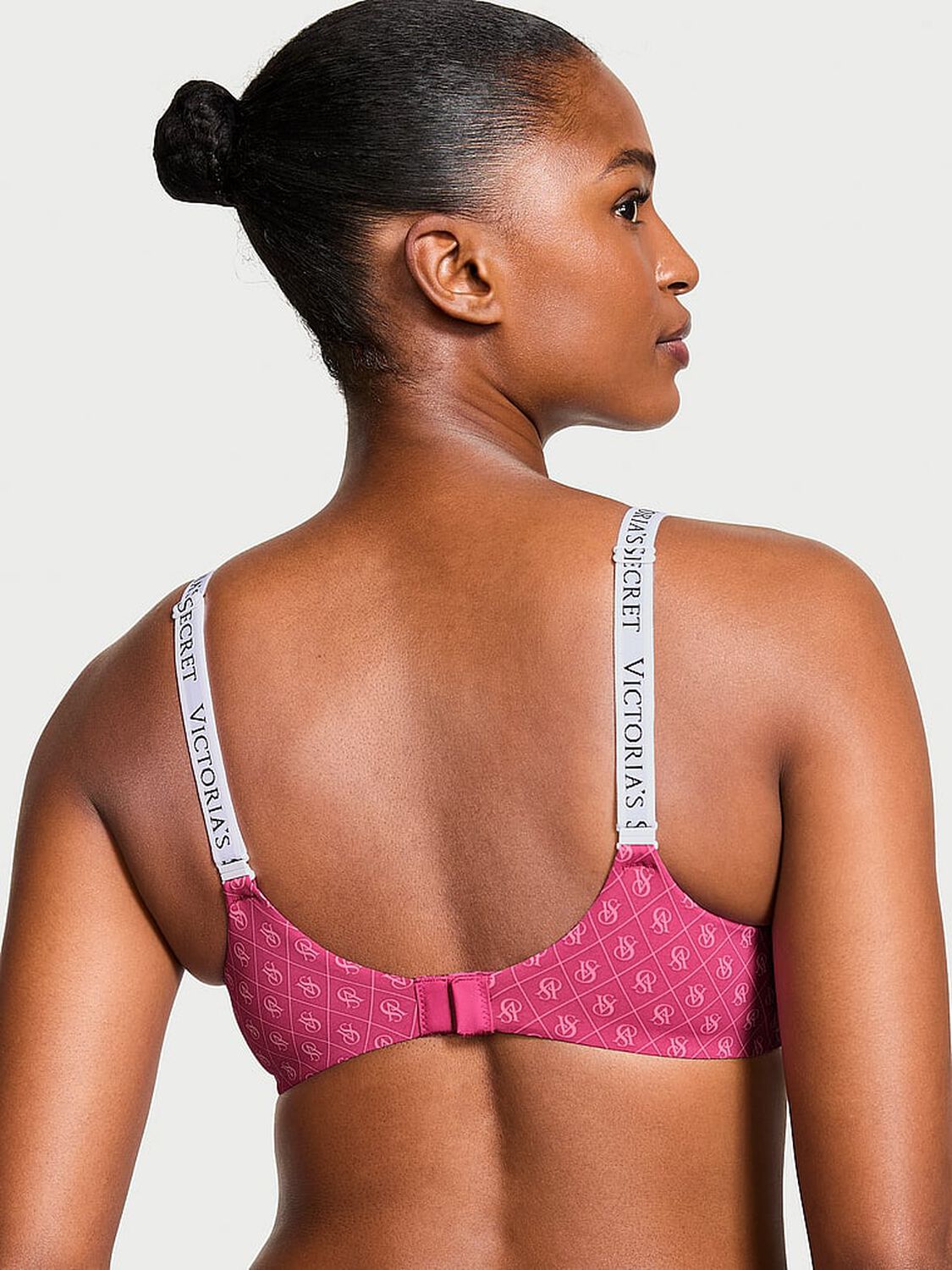 vs The T-Shirt Lightly Lined Demi Bra Vs Diamond Red 2 of 3 