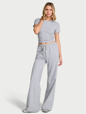 Effortless Fleece Wide-Leg Sweatpant