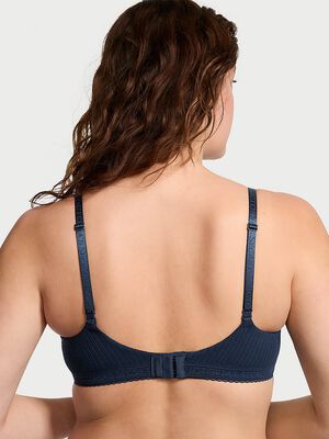 Lightly Lined Pointelle Demi Bra