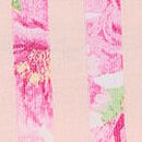 Stretch Cotton Bikini Panty, Pretty Blossom Floral Stripes, swatch