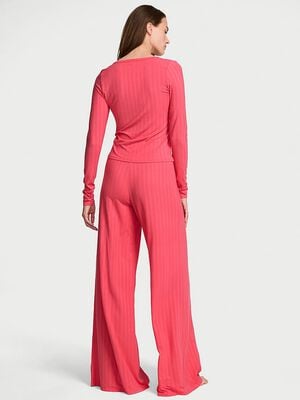 SoSoft&trade; Modal Ultra-Fine Henley Top & Pant Set