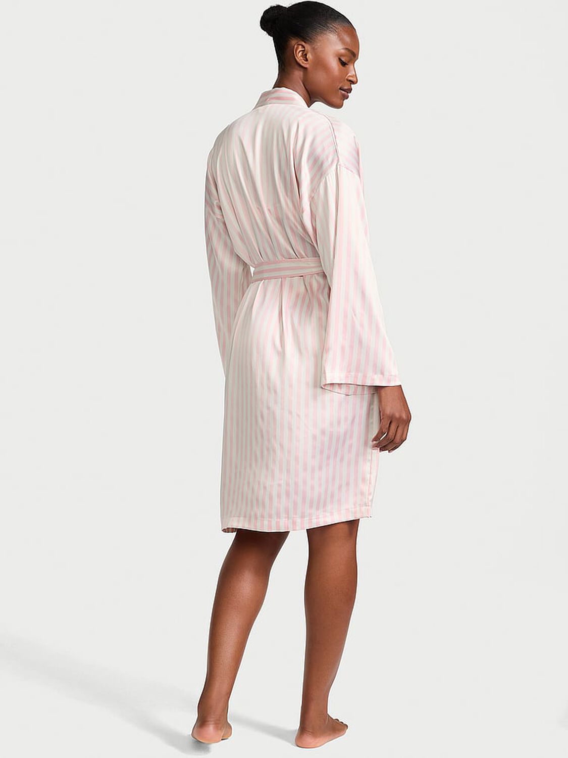 vs Victoria's Secret Satin Midi Robe 3 of 4 