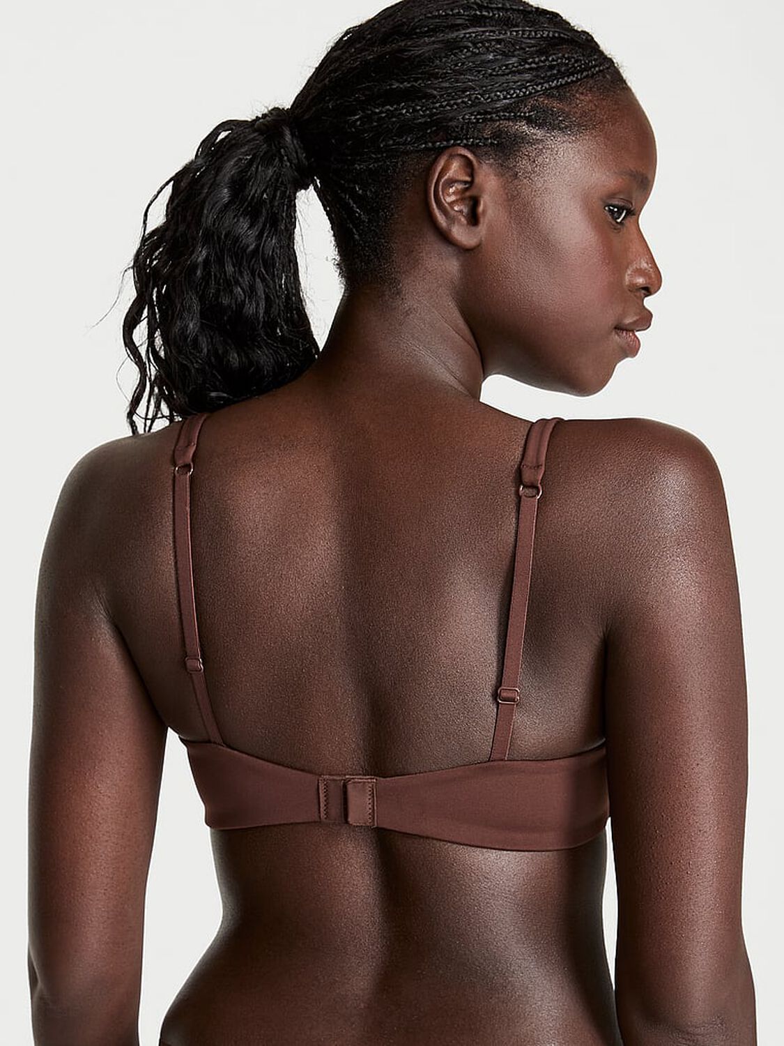 vs Body By Victoria Luxe Contour Scoop Lightly Lined Bra Ganache 2 of 4 
