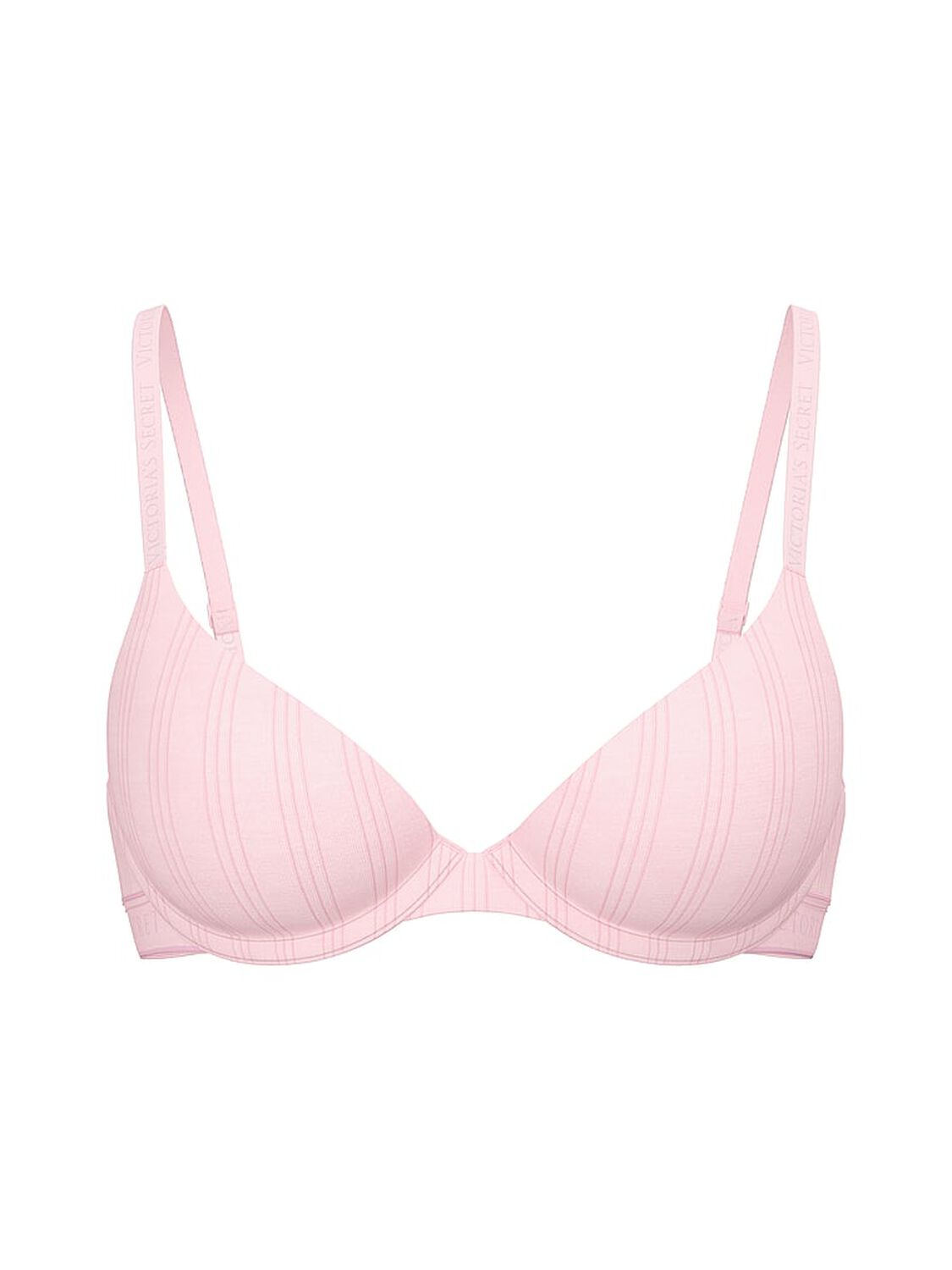 vs The T-Shirt Ultra-Fine Modal Lightly Lined Demi Bra Pretty Blossom 1 of 3 