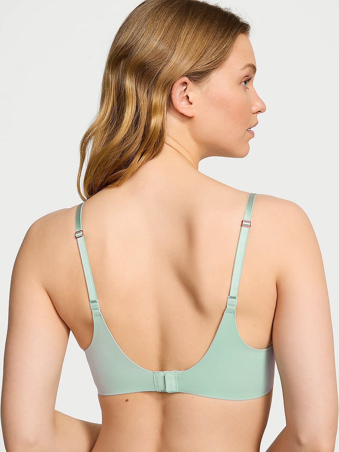 vs Dream Angels Smooth Lightly Lined Demi Bra Mint Green 2 of 4 
