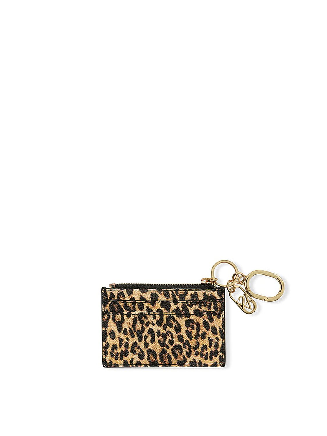 vs Victoria's Secret Classic Card Case Keychain Leopard 2 of 2 