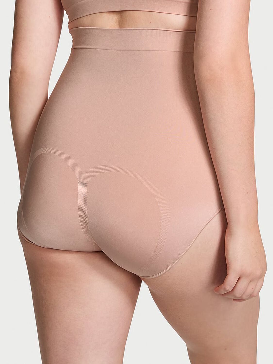 vs Victoria's Secret Shapewear by Victoria SeamlessShaping&trade; High-Waist Brief Panty Macaron 2 of 3 