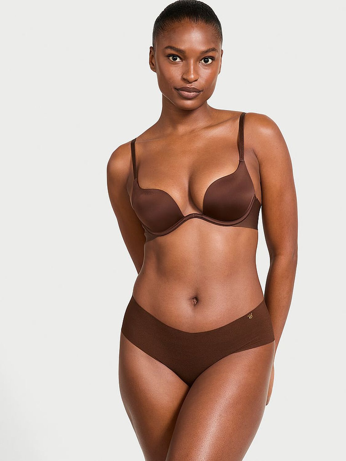 vs Victoria's Secret Bare Open Plunge Bra Ganache 4 of 4 