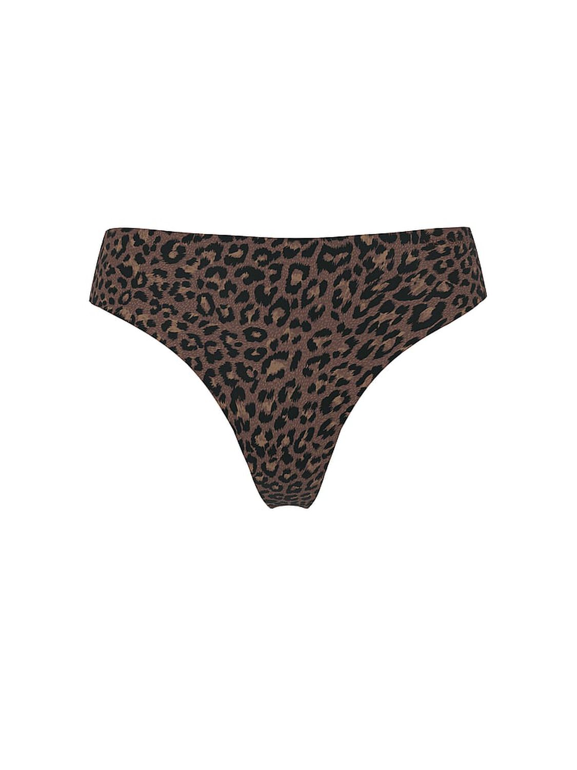 vs Body By Victoria Body by Victoria Flex Mid-Rise Thong Panty Ganache Leopard 1 of 1 