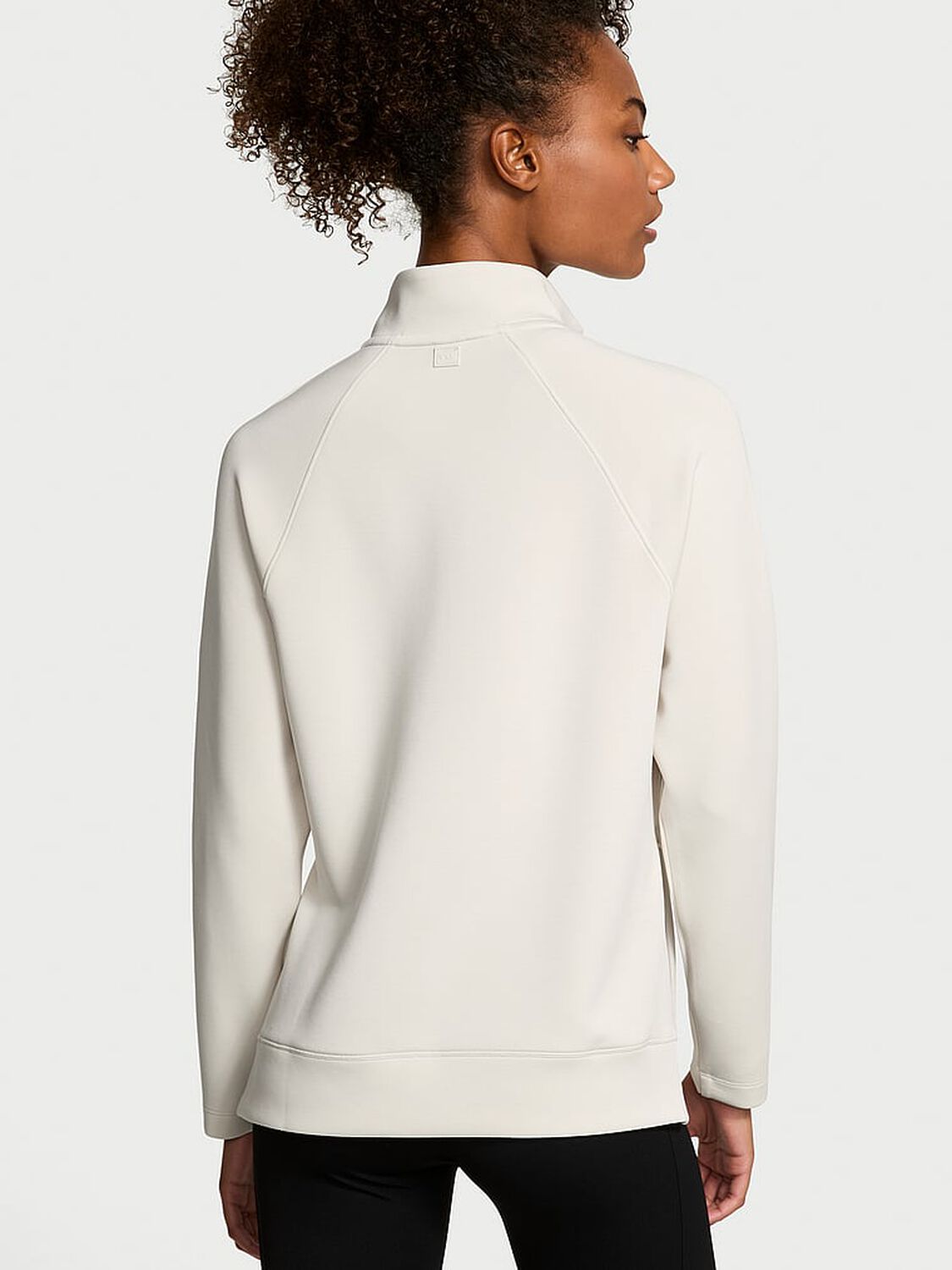 vs Vsx VSX Featherweight Knit Half-Zip Long-Sleeve Top Classic Plaster 2 of 3 