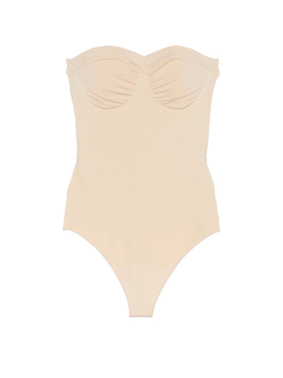 vs Victoria's Secret Shapewear by Victoria SeamlessShaping™ Strapless Bodysuit Marzipan 3 of 4 