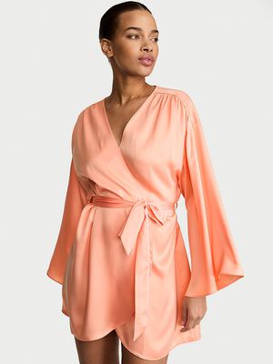 Satin Short Robe