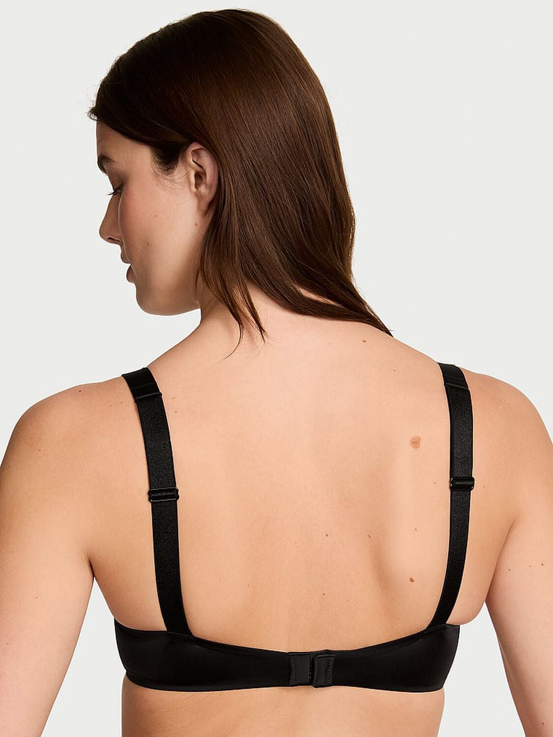 vs Very Sexy Logo Shine Strap Push-Up Bra Black 2 of 3 