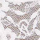 Blossom Lace String Thong Panty, Coconut White, swatch