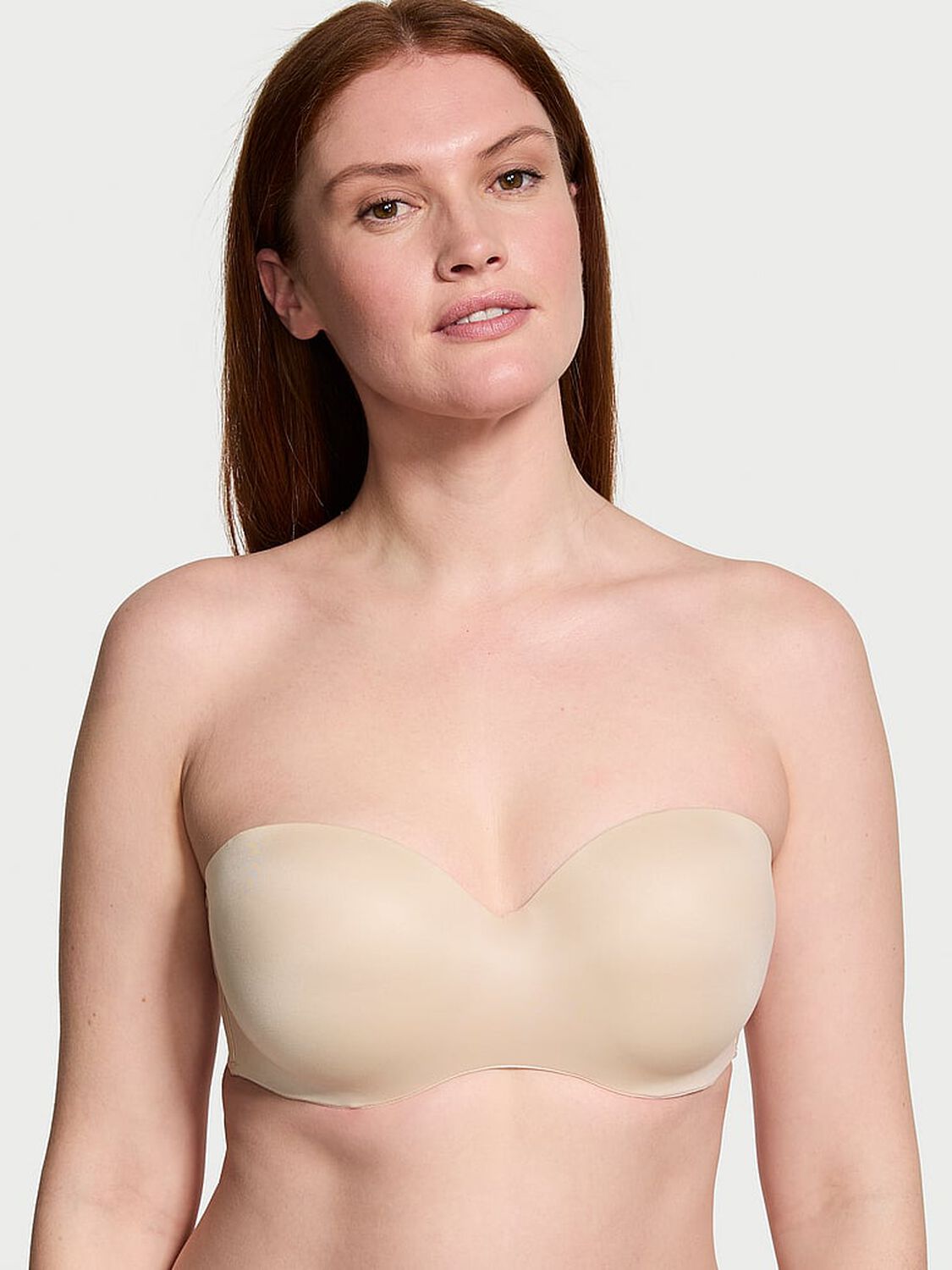 vs Body By Victoria Lightly Lined Smooth Strapless Bra Marzipan 1 of 2 