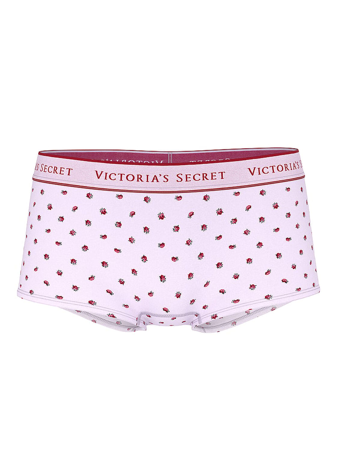 vs Cotton Logo Cotton Boyshort Panty Delicate Violet Ladybugs 2 of 3 