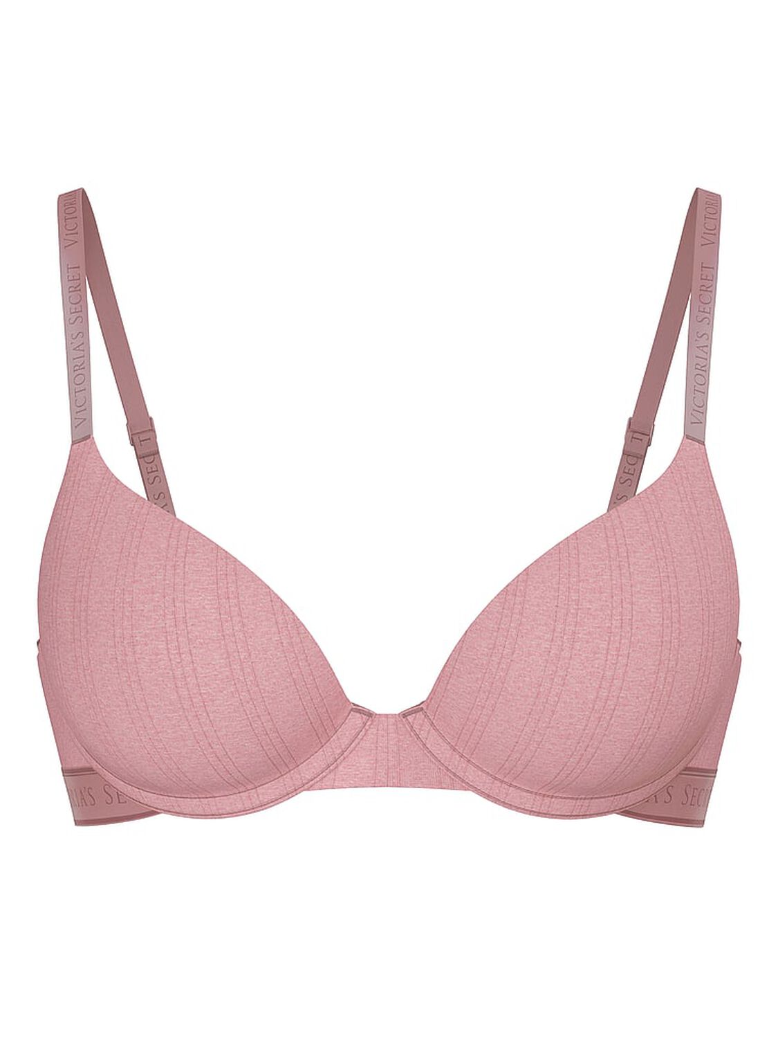 vs The T-Shirt Perfect Shape Ultra-Fine Modal Push-Up Bra Heather Soft Berry 3 of 3 