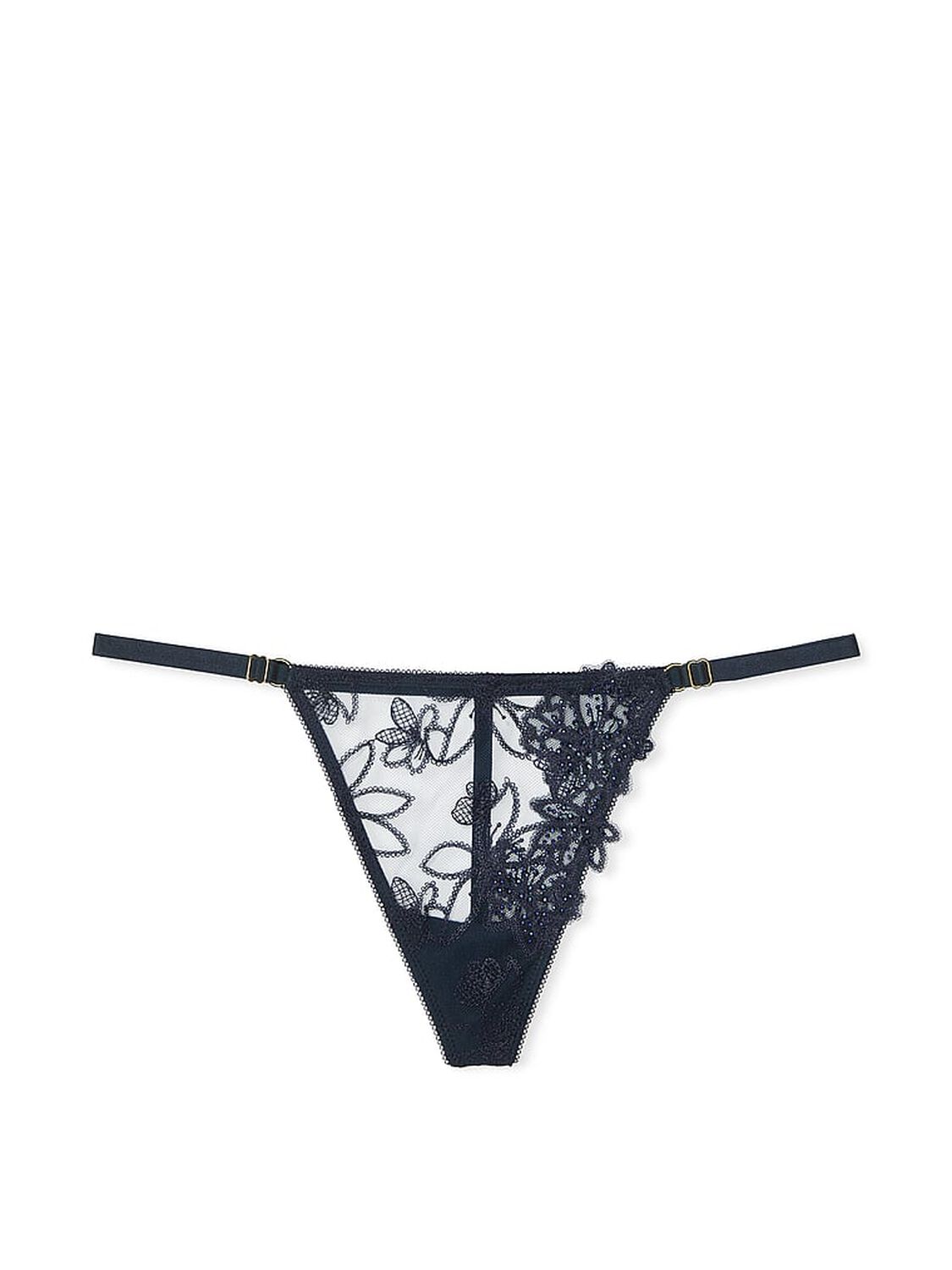 vs Very Sexy Ziggy Glam Noir Adjustable V-String Panty 3 of 3 