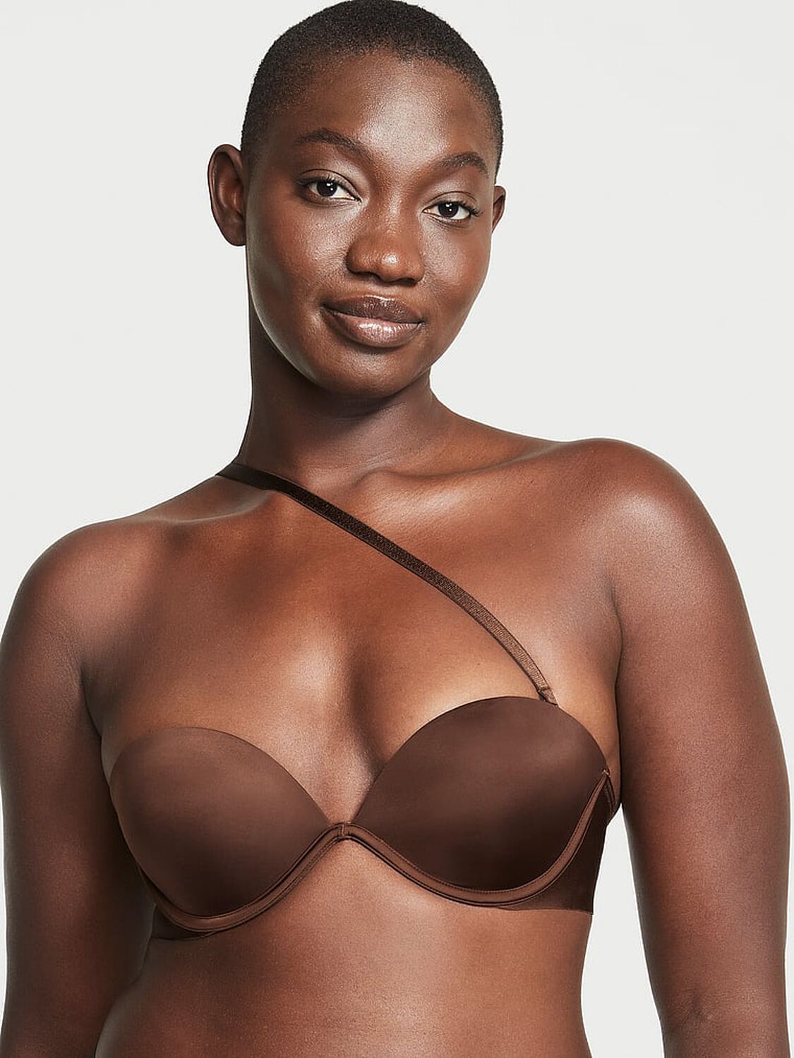 vs Victoria's Secret Bare Every-Way Strapless Bra Ganache 4 of 5 