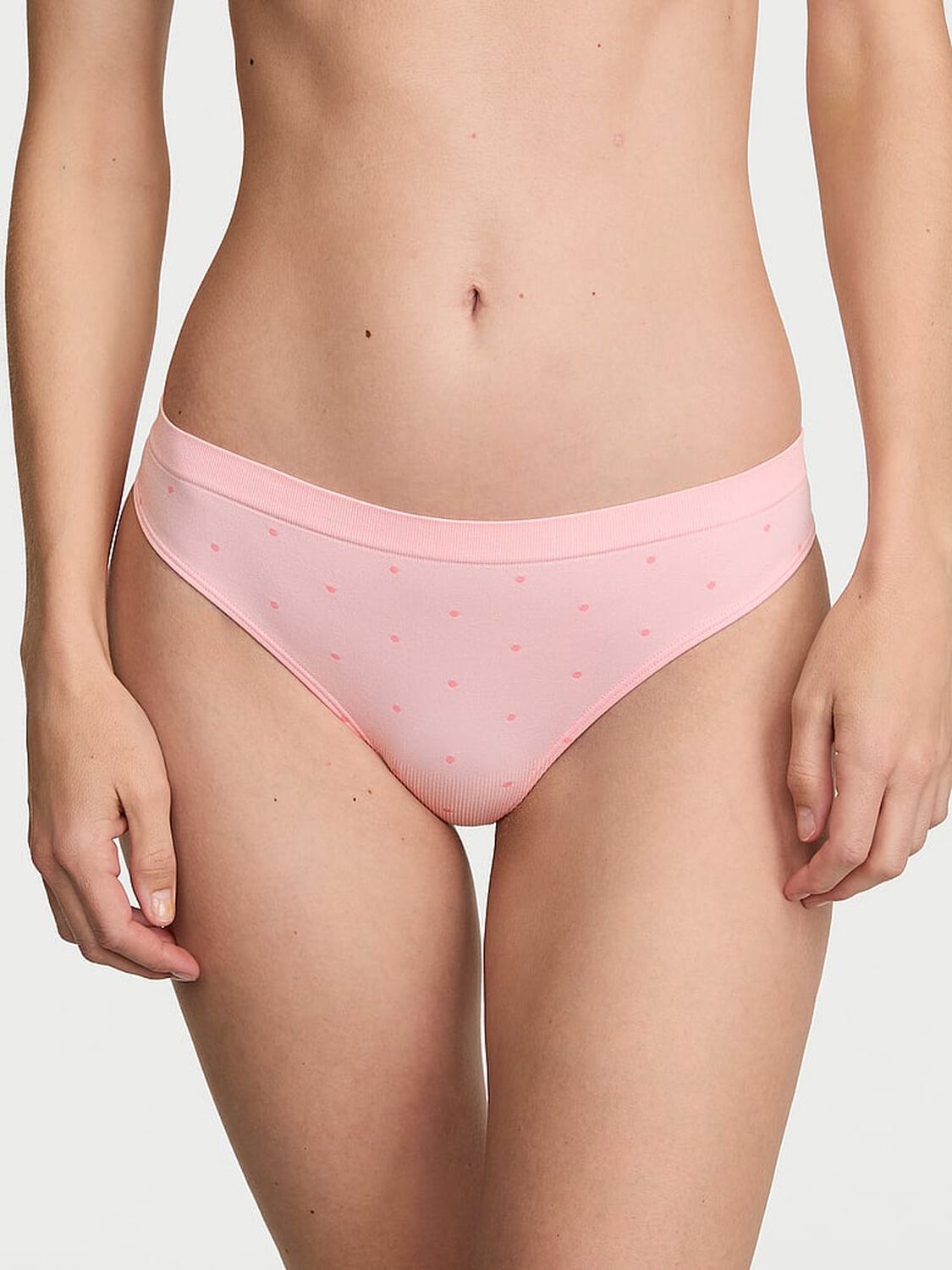 vs Seamless Seamless Thong Panty Angel Pink 1 of 3 
