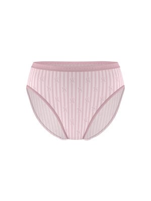 Stretch Cotton High-Leg Brief Panty