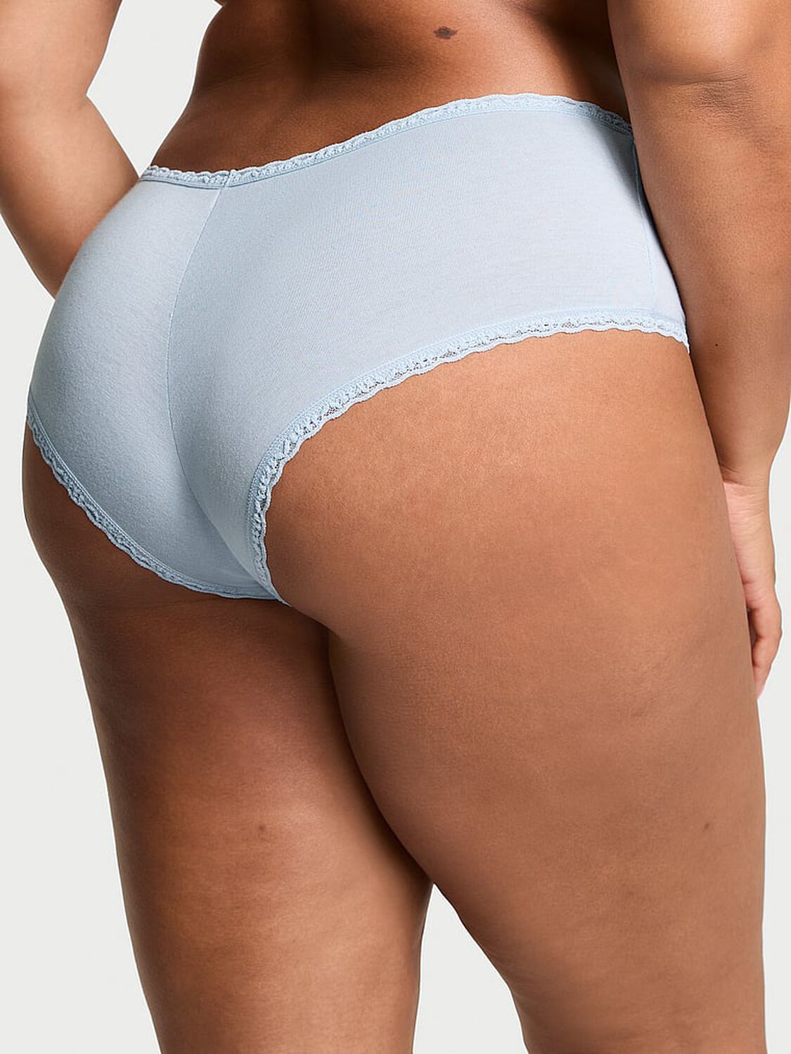 vs The Lacie Cotton Lace-Waist Cheeky Panty Palest Blue 2 of 4 