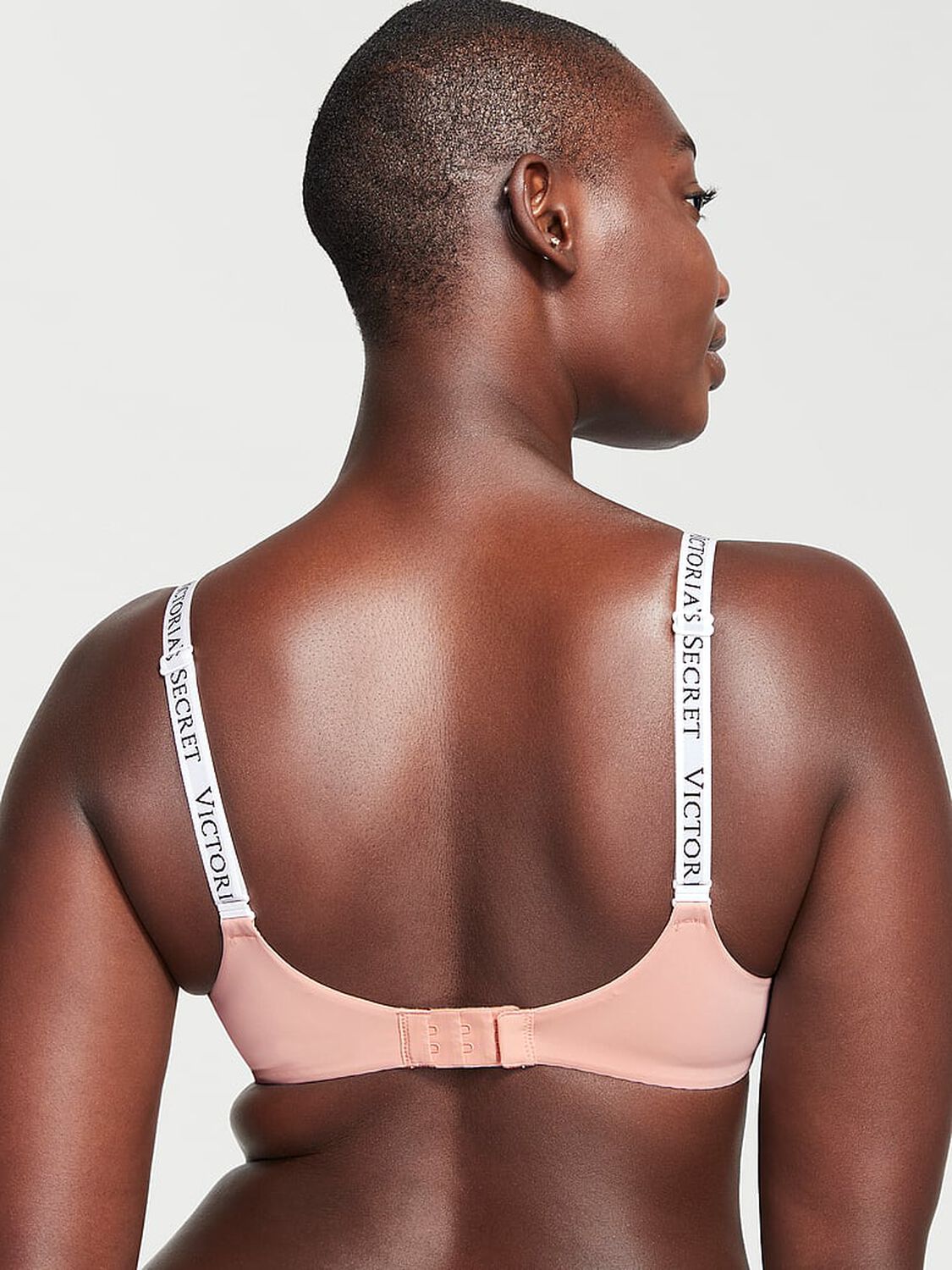 vs The T-Shirt Lightly Lined Wireless Bra Misty Rose 2 of 3 