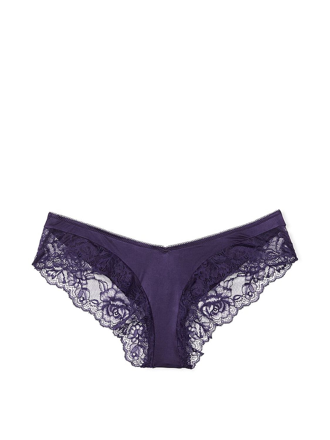 vs Very Sexy Rose Lace-Trim High-Leg Cheeky Panty Amethyst 3 of 3 