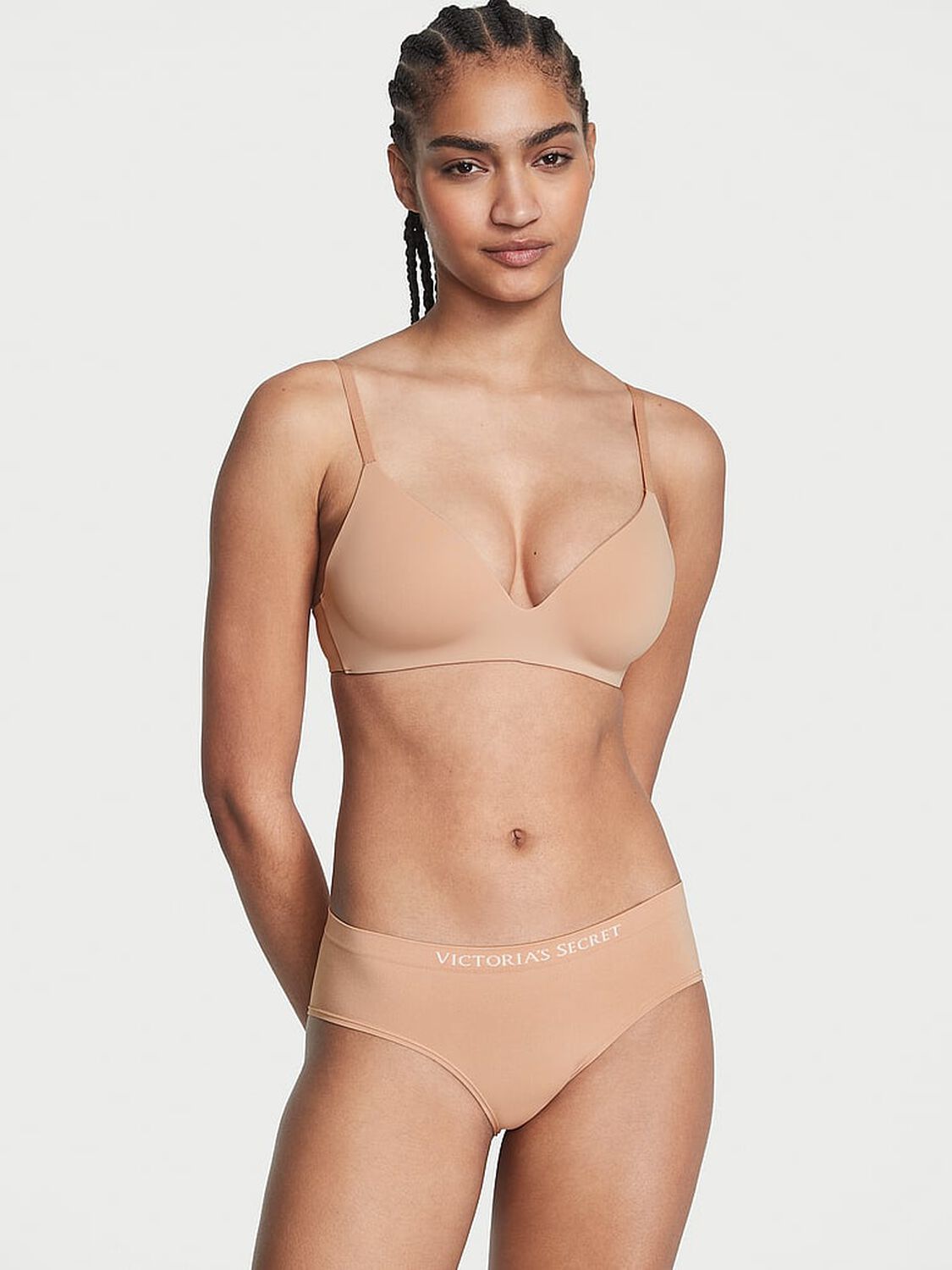 vs Seamless Seamless Hiphugger Panty Praline 1 of 3 