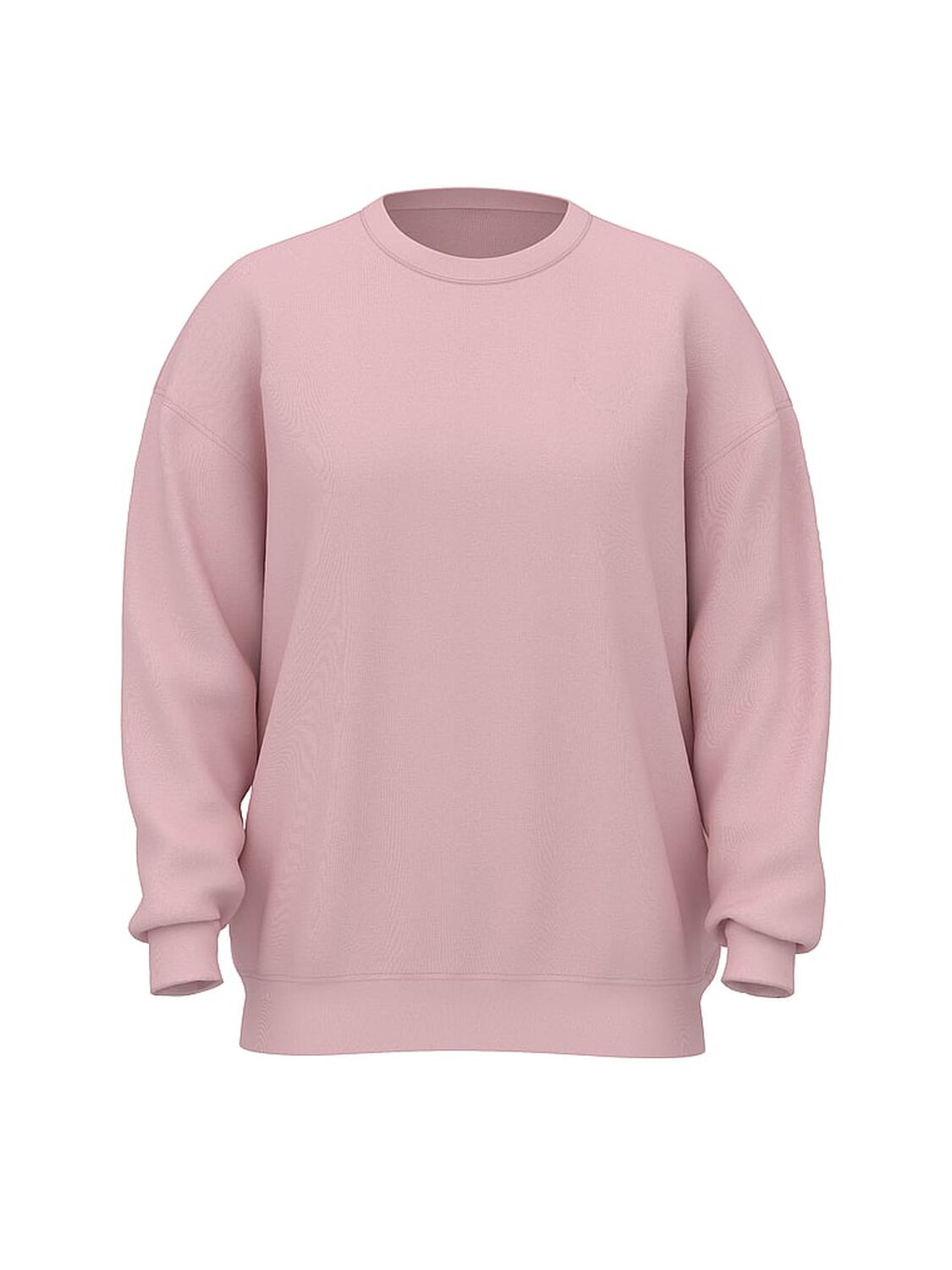 vs Victoria's Secret Brushed Modal Fleece Crewneck Angel Pink 3 of 4 