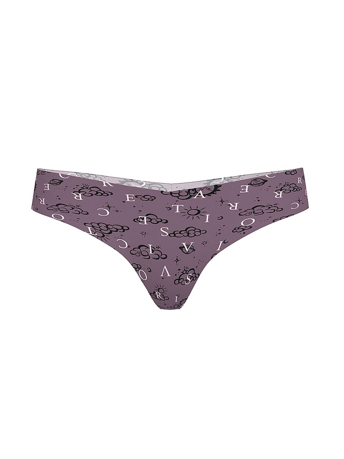 vs No-Show No-Show Thong Panty Dark Purple Clouds 1 of 3 