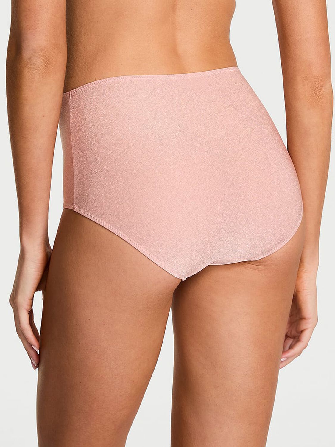 vs Body By Victoria Body by Victoria Flex Shimmer Modern Brief Panty Royal Pink Shimmer 2 of 2 