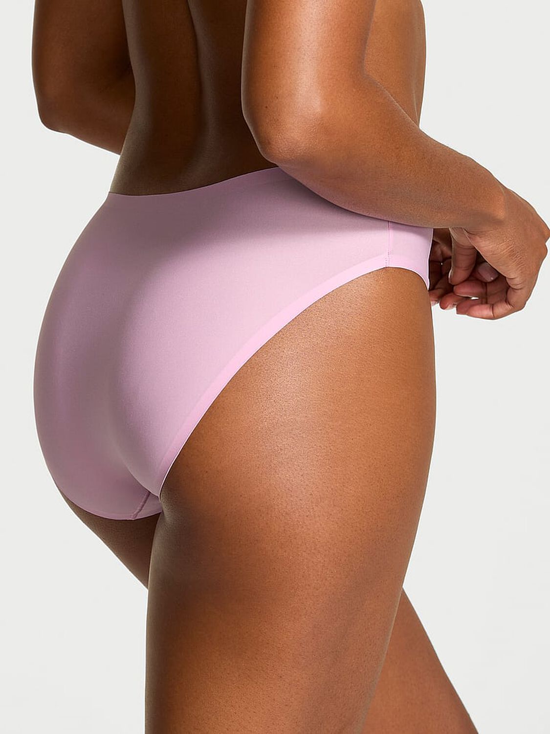 vs Body By Victoria Body by Victoria Flex Mid-Rise Bikini Panty Bikini Pink 2 of 2 