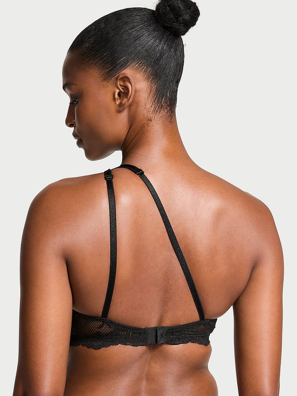 vs Dream Angels Twinkle Lace One-Shoulder Monowire Bra 2 of 3 