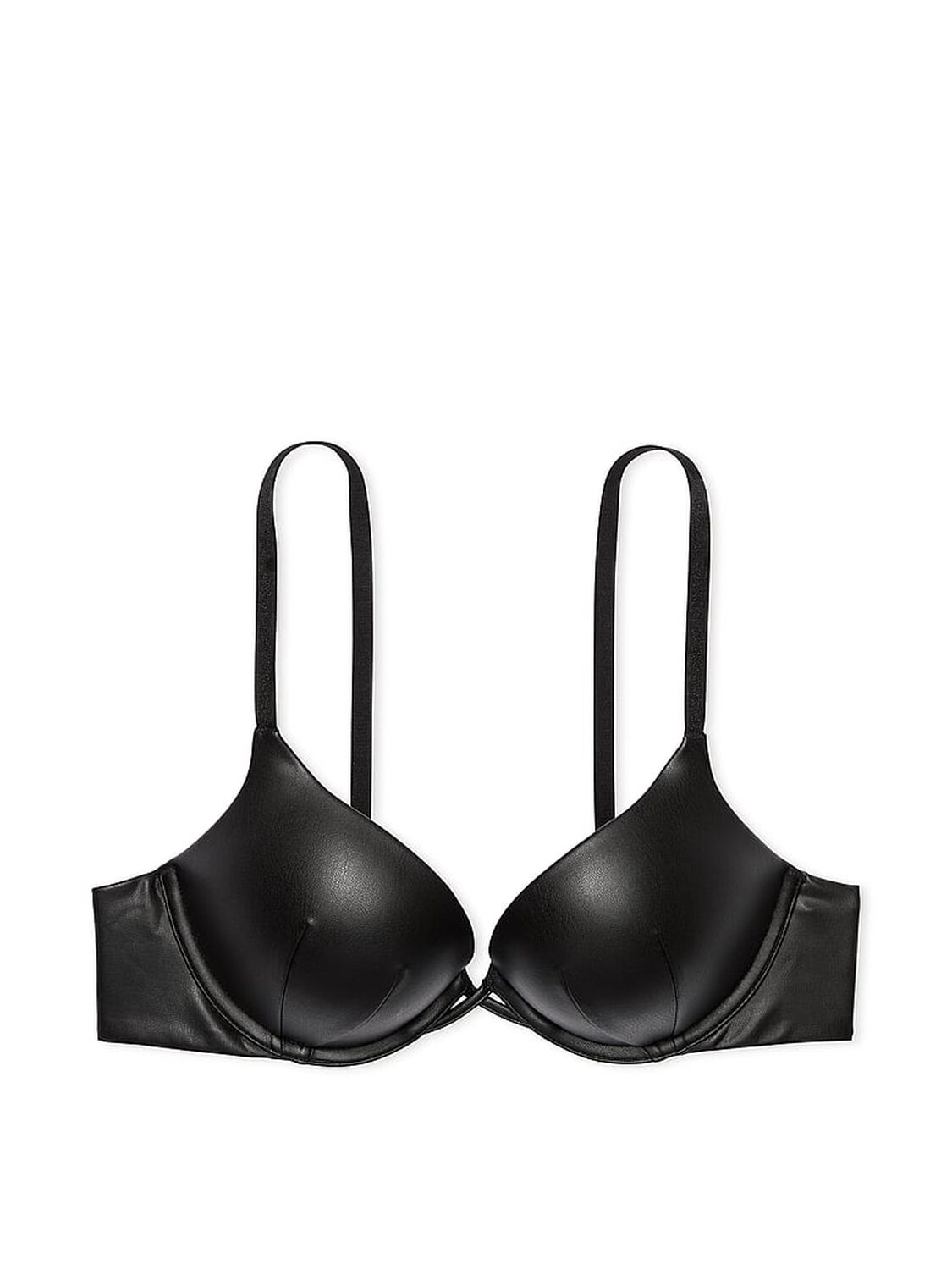vs Very Sexy Bombshell Add-2-Cups Faux Leather Push-Up Bra 3 of 4 