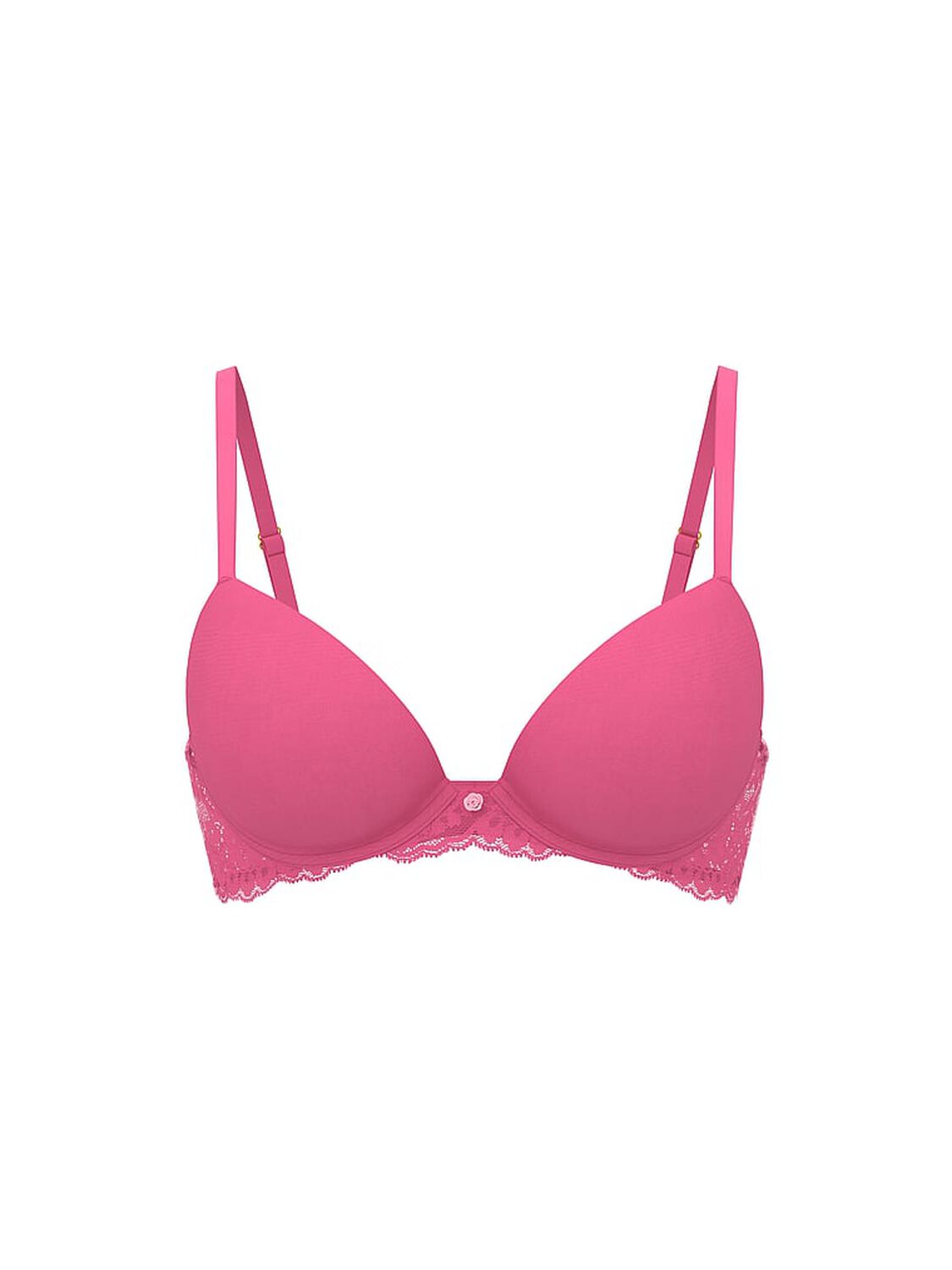 vs Dream Angels Smooth & Lace Push-Up Bra Rose Garden 3 of 3 