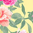 Logo Cotton Thong Panty, Yellow Floral, swatch