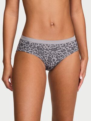 Seamless Leopard Rib Hiphugger Panty
