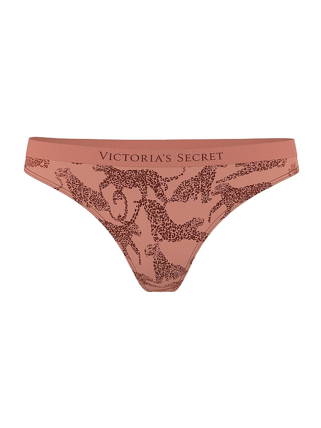 vs Seamless Seamless Thong Panty Desert Blush Leopards 3 of 3 