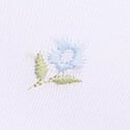Cotton Embroidered Lightly Lined Wireless Bra, White Floral, swatch