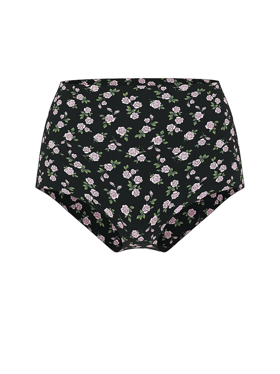 vs No-Show No-Show Modern Brief Panty Black Roses 3 of 3 