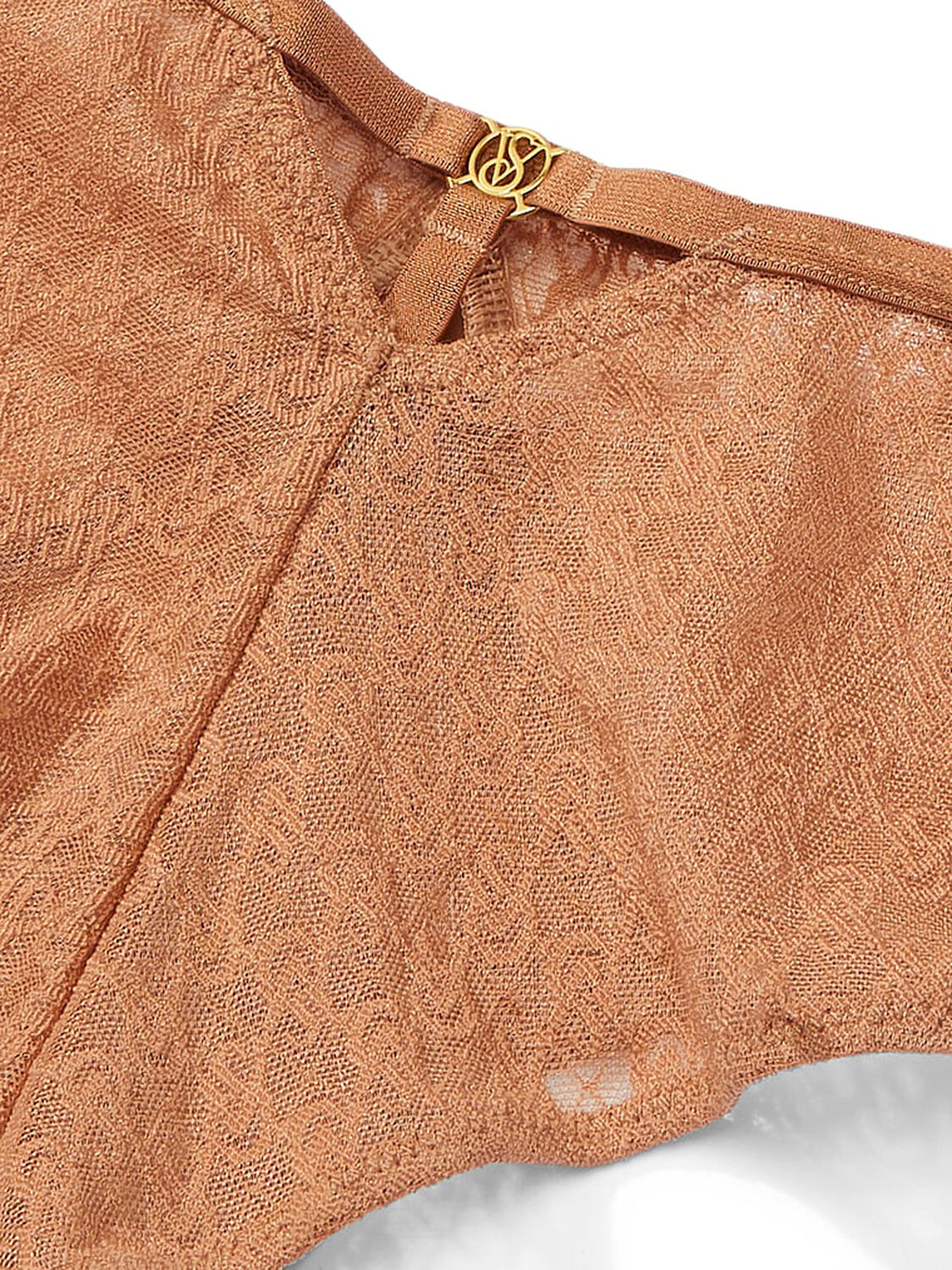 vs Very Sexy Icon by Victoria's Secret Icon Lace Cheeky Panty Toffee 4 of 4 