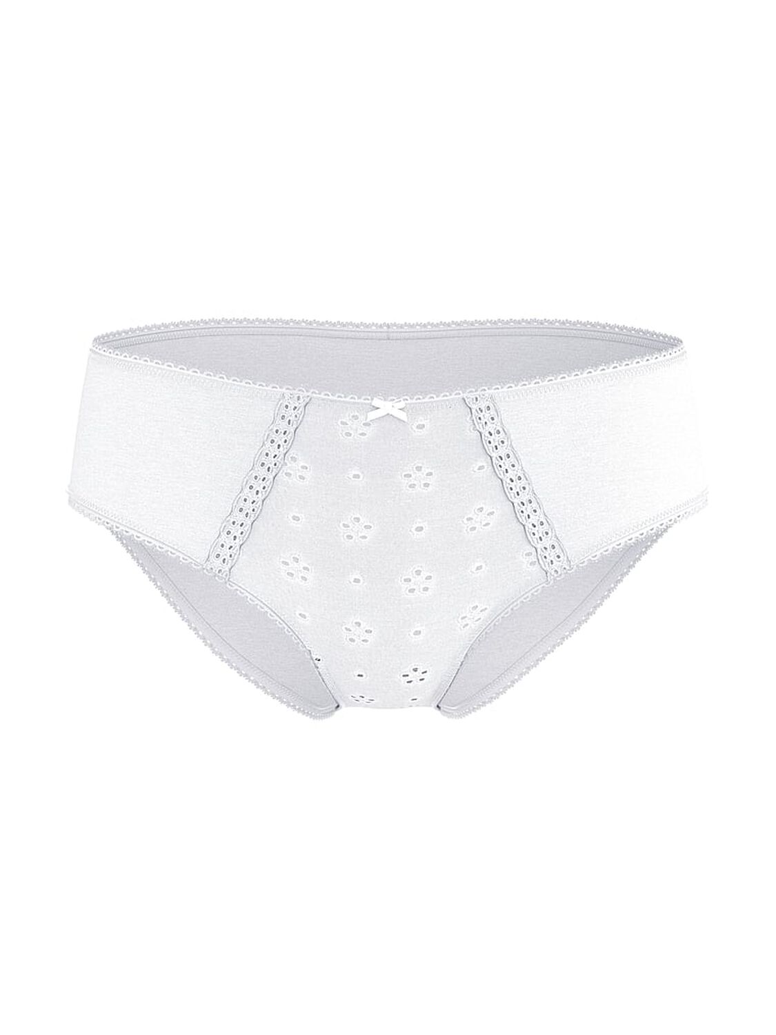 vs Victoria's Secret Stretch Cotton Eyelet Hiphugger Panty Vs White 3 of 3 