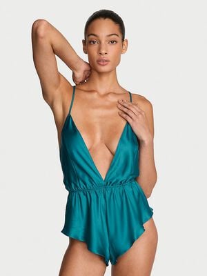 Satin Flutter Romper