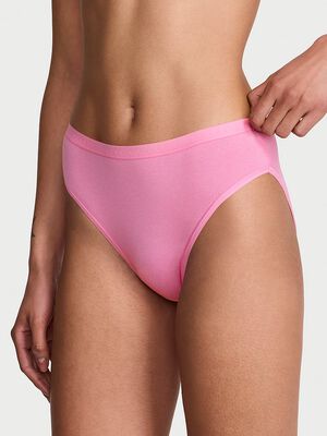 Stretch Cotton High-Leg Brief Panty