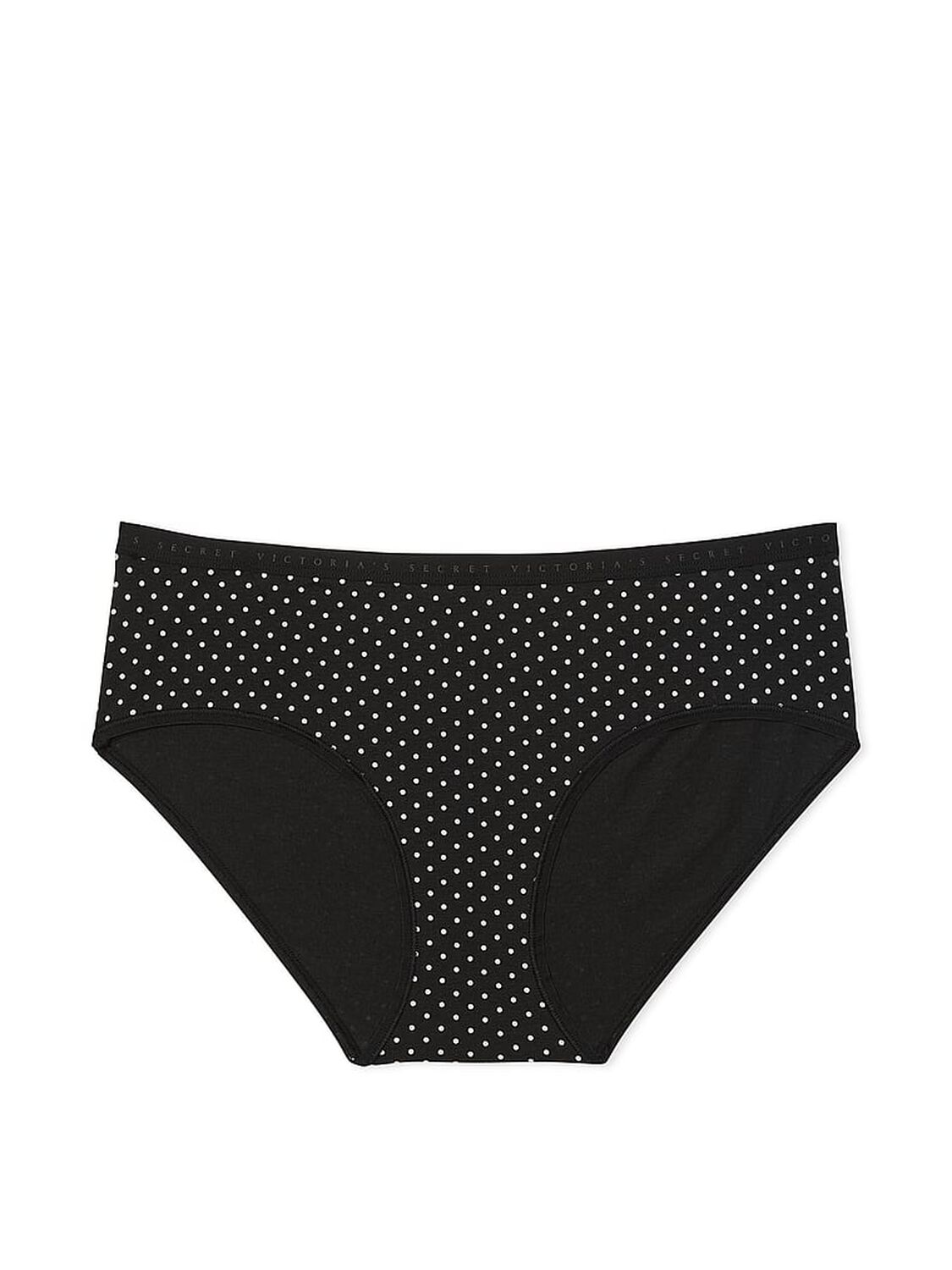 vs Victoria's Secret Stretch Cotton Hiphugger Panty Black Dots 3 of 3 