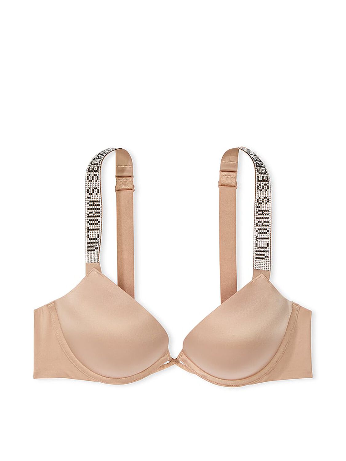 vs Very Sexy Bombshell Shine Strap Add-2-Cups Push-Up Bra Praline 3 of 3 