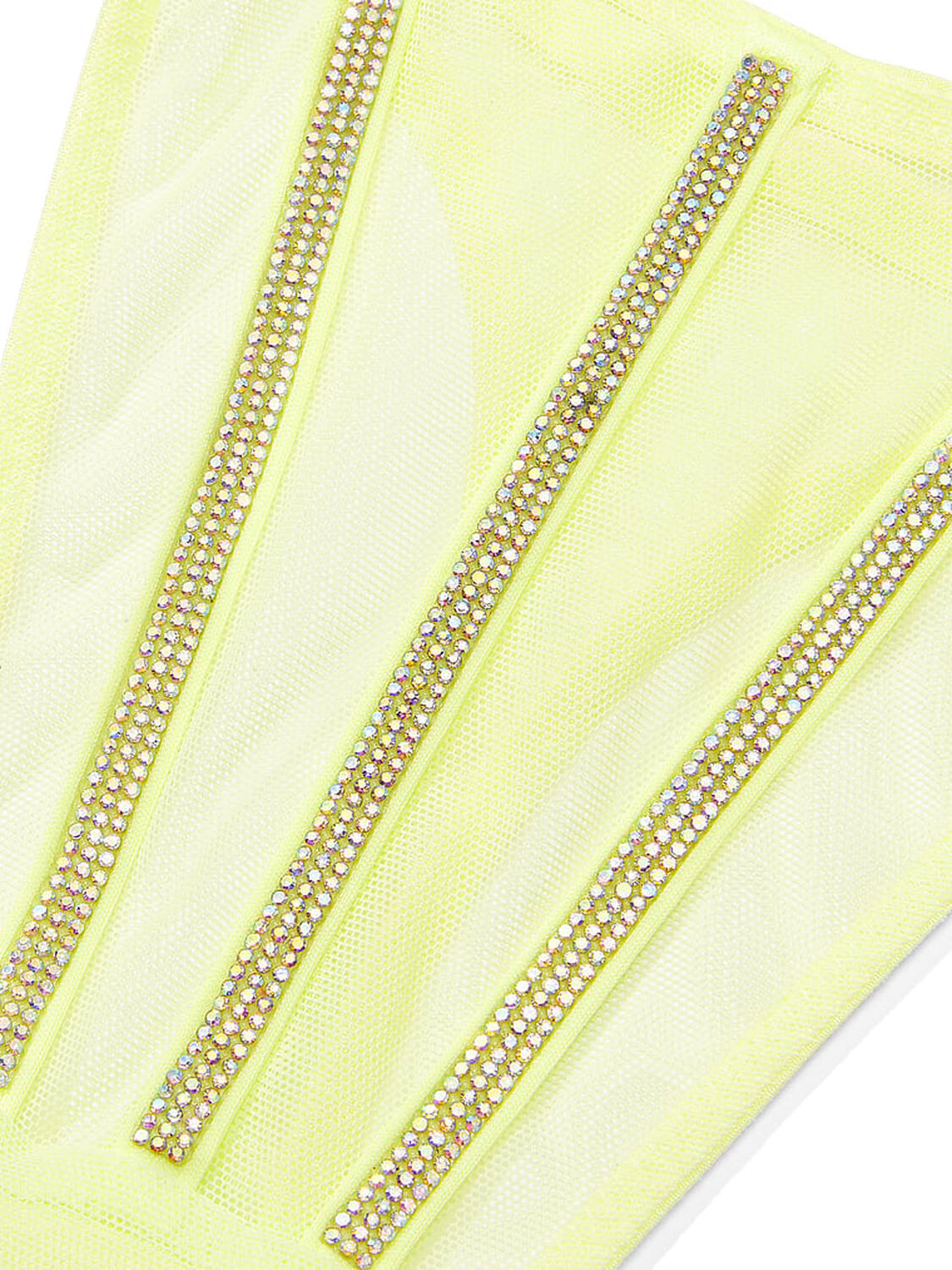 vs Very Sexy Sheer Shine Thong Panty Citron Glow 4 of 4 
