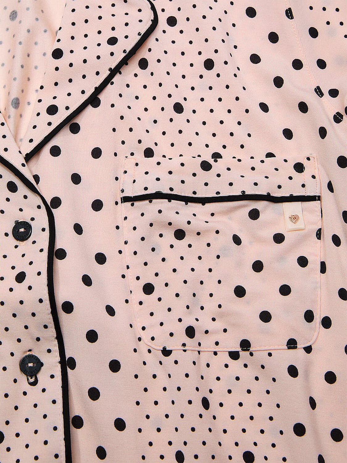 vs Victoria's Secret Modal Soft Long Pajama Set Purest Pink Dot Stripes 4 of 4 